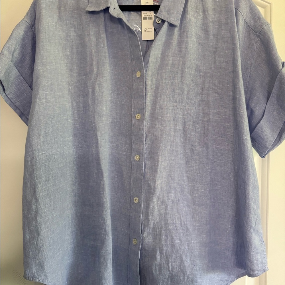 NWT JCrew Baird McNutt linen shirt